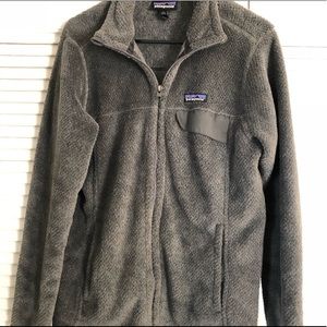 Gray Patagonia Zip Up Jacket